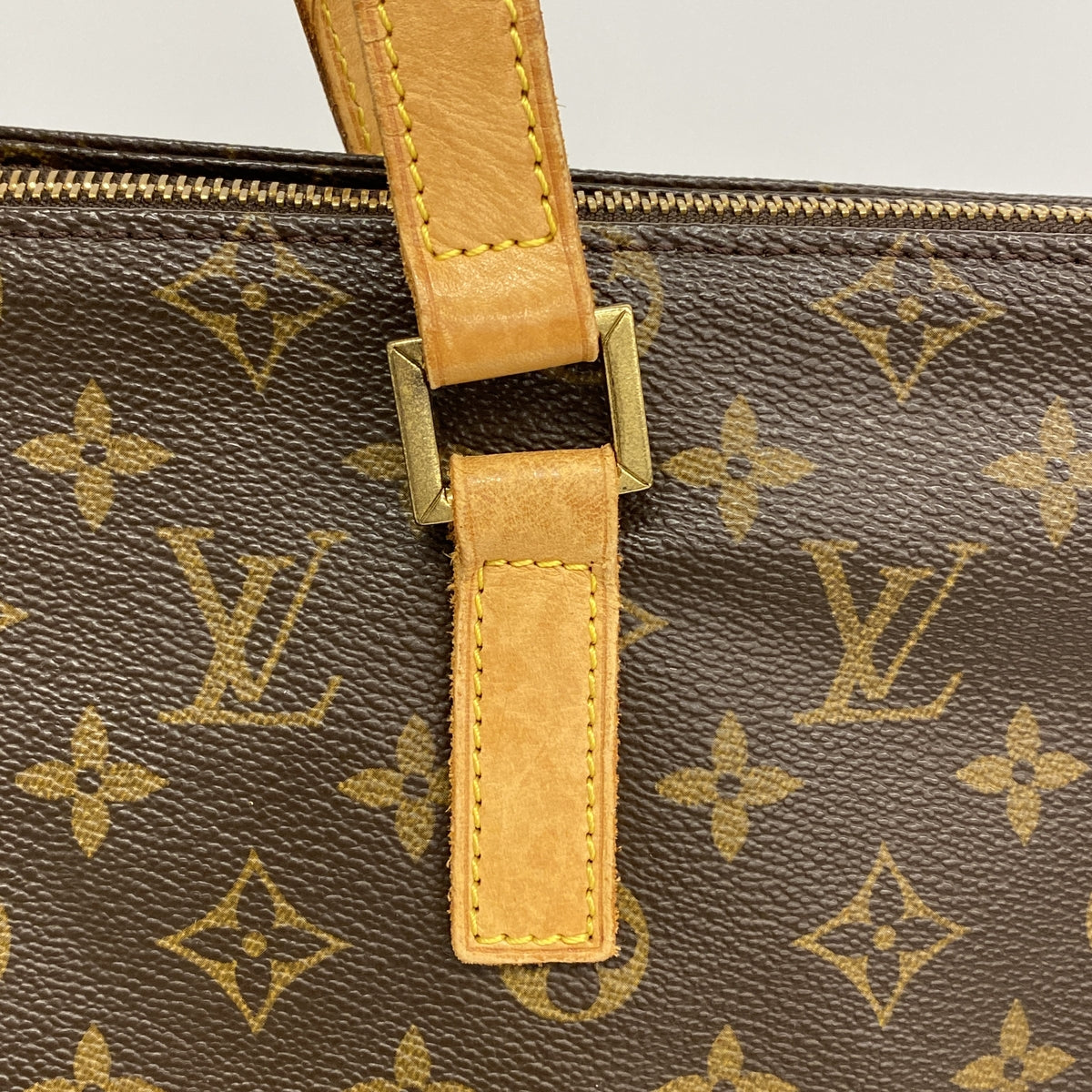 【6hc1722】ルイヴィトン トートバッグ モノグラム カバメゾ M51151 ブラウン【中古】レディース