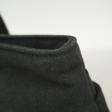 【6hc1726-k】エルメス トートバッグ トロカホリゾンタルPM キャンバス ブラック【中古】レディース