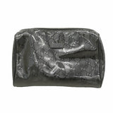 【6hc1727-k】グッチ ポーチ GGインプリメ 189818 PVC ブラック シルバー金具【中古】レディース