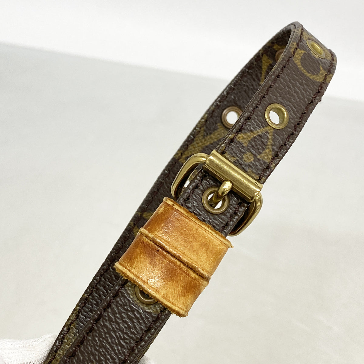 【6hc1739】ルイヴィトン ショルダーバッグ モノグラム ダヌーブ M45266 ブラウン【中古】レディース