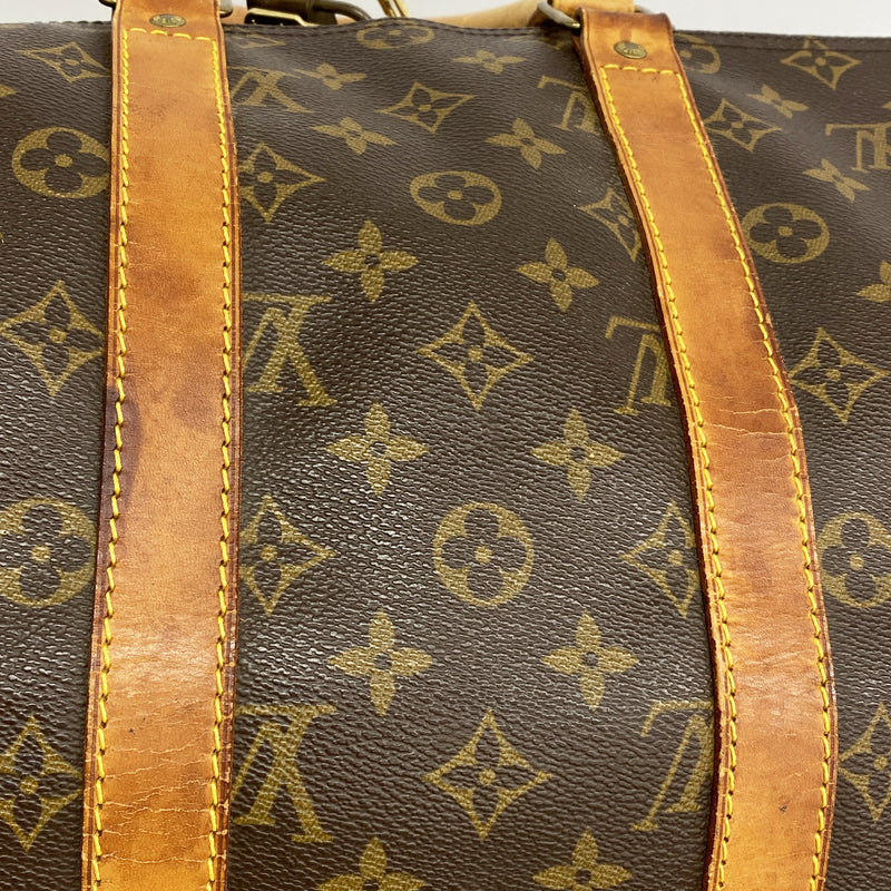 【6hc1758】ルイヴィトン ボストンバッグ モノグラム キーポル45 M41428 ブラウン【中古】メンズ レディース ユニセックス
