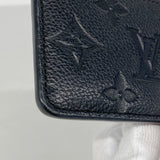 【6hc1774-k】ルイヴィトン カードケース モノグラム・アンプラント ポルトカルトサーンプル M69171 ノワール【中古】レディース