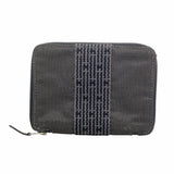 【6hc1778-k】エルメス コインケース エールラインパース ナイロン グレー シルバー金具【中古】メンズ レディース ユニセックス