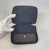 【6hc1778-k】エルメス コインケース エールラインパース ナイロン グレー シルバー金具【中古】メンズ レディース ユニセックス