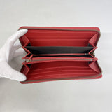 【6hc1779-k】グッチ 長財布 GGスプリーム チェリー 476049 PVC ベージュ レッド ゴールド金具【中古】レディース