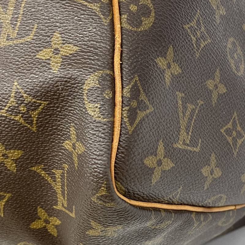 【6hc1782】ルイヴィトン ボストンバッグ モノグラム キーポル55 M41424 ブラウン【中古】メンズ レディース ユニセックス