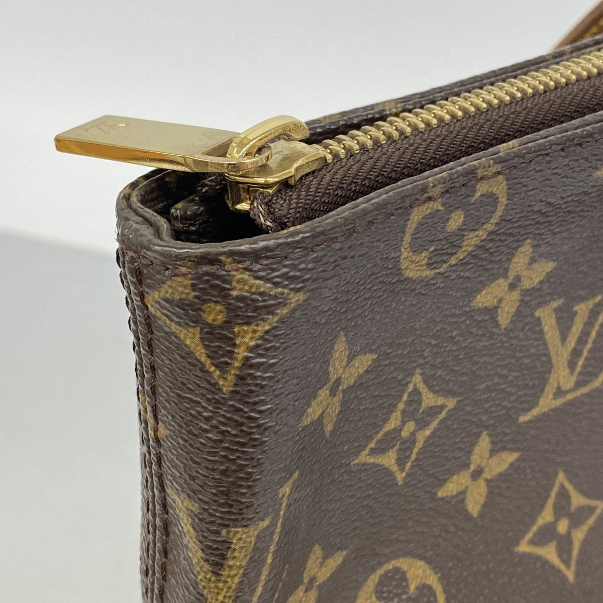 【6hc1784】ルイヴィトン トートバッグ モノグラム カバメゾ M51151 ブラウン【中古】レディース