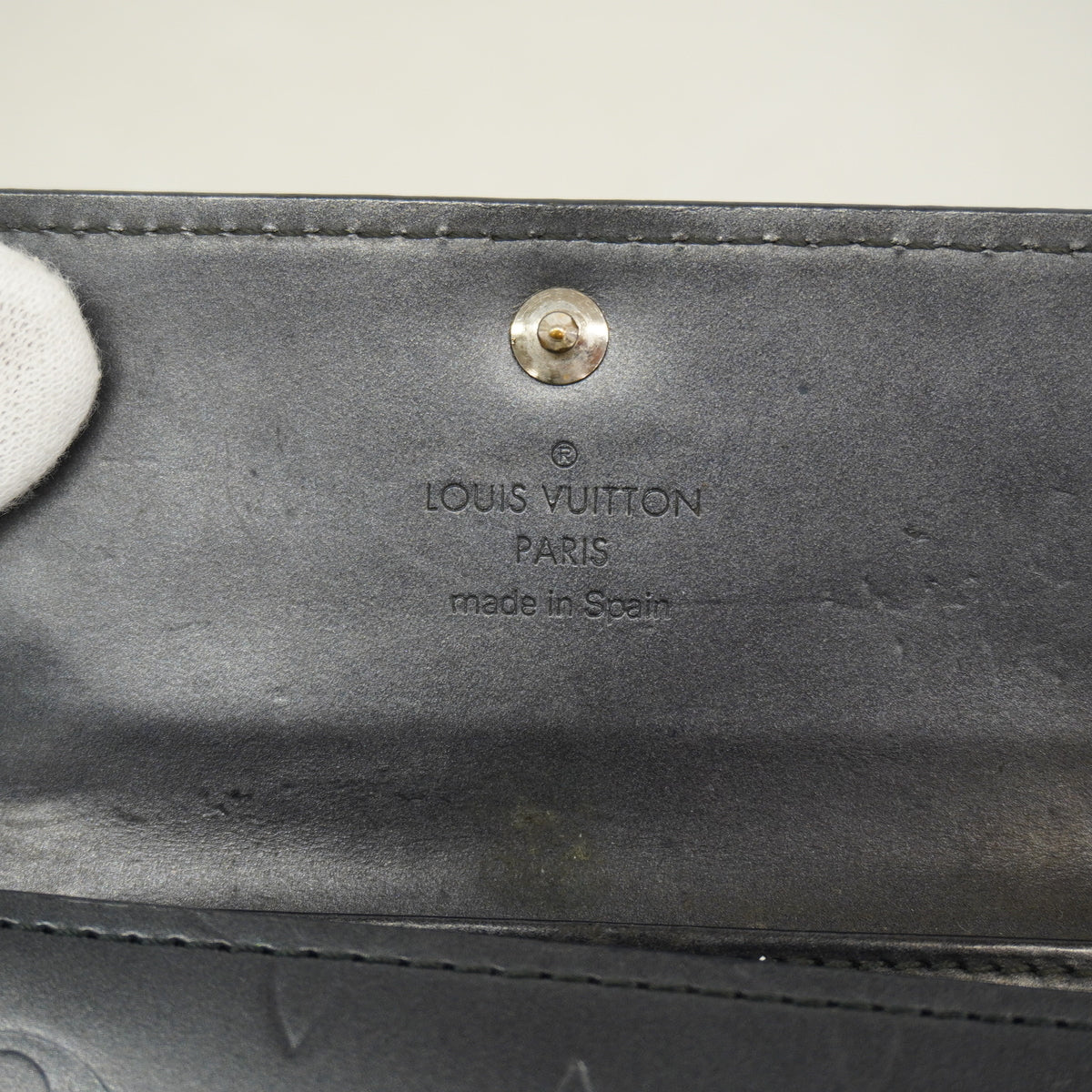 【6hc1797-k】ルイヴィトン キーケース モノグラム・マット ミュルティクレ4 M65162 ノワール【中古】メンズ レディース ユニセックス