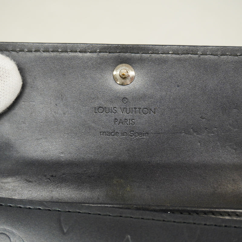 【6hc1797-k】ルイヴィトン キーケース モノグラム・マット ミュルティクレ4 M65162 ノワール【中古】メンズ レディース ユニセックス