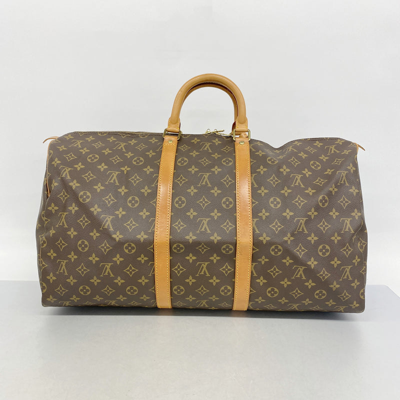 【6hc1802】ルイヴィトン ボストンバッグ モノグラム キーポル55 M41424 ブラウン【中古】メンズ レディース ユニセックス
