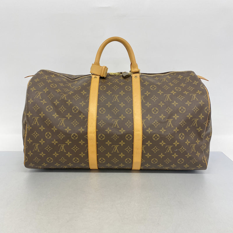 【6hc1814】ルイヴィトン ボストンバッグ モノグラム キーポル55 M41424 ブラウン【中古】メンズ レディース ユニセックス