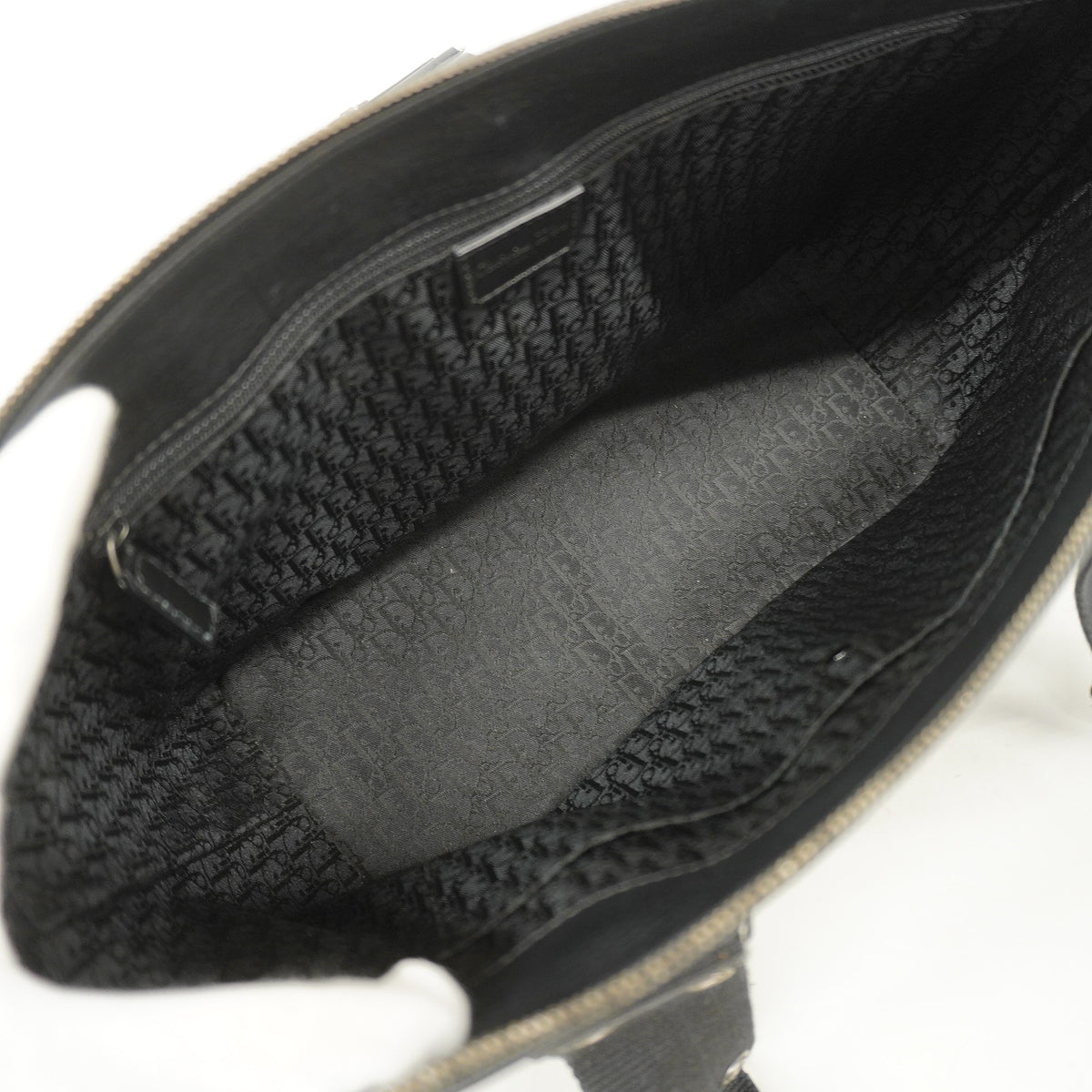 【6hc1880】クリスチャンディオール トートバッグ ストリートシック レザー ブラック シルバー金具【中古】レディース