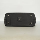 【6hc1880】クリスチャンディオール トートバッグ ストリートシック レザー ブラック シルバー金具【中古】レディース