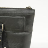 【6hc1880】クリスチャンディオール トートバッグ ストリートシック レザー ブラック シルバー金具【中古】レディース