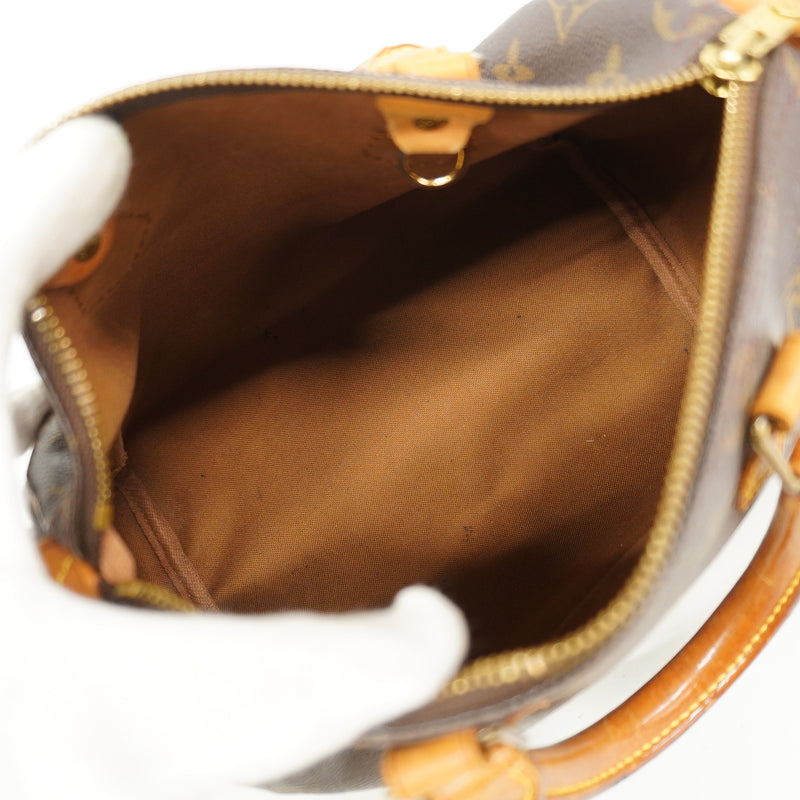 【6hc1885】ルイヴィトン ハンドバッグ モノグラム スピーディ25 M41109 ブラウン【中古】レディース
