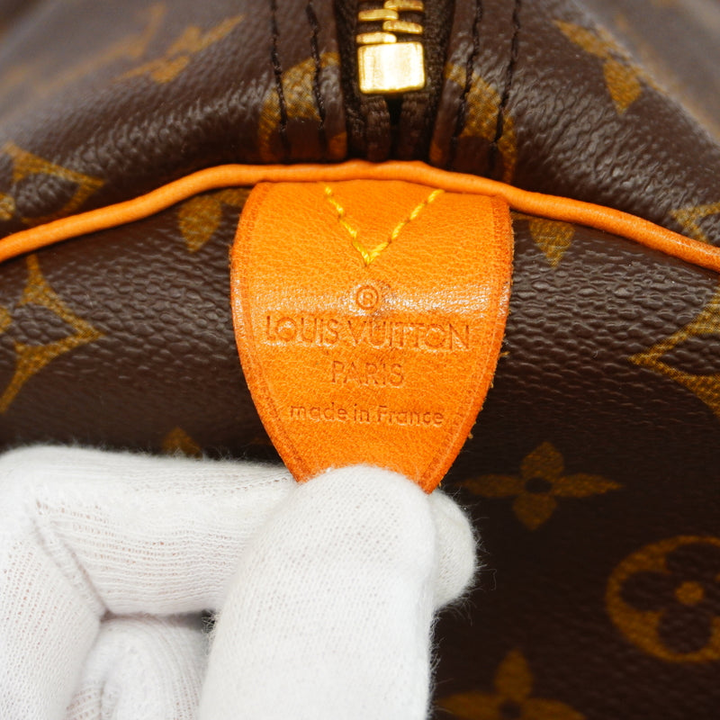 【6hc1890】ルイヴィトン ボストンバッグ モノグラム キーポル55 M41424 ブラウン【中古】メンズ レディース ユニセックス