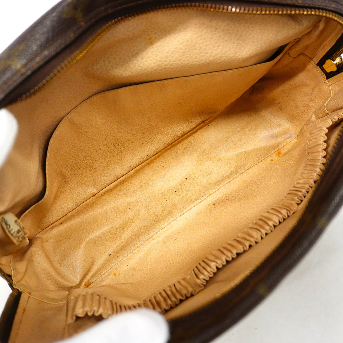 【6hc1893】ルイヴィトン ポーチ モノグラム トゥルーストワレット28 M47522 ブラウン【中古】レディース