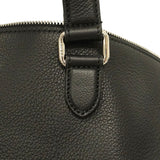【6hc1898】フェンディ ボストンバッグ ルイ45ダッフル レザー ブラック シルバー金具【中古】メンズ