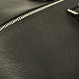 【6hc1898】フェンディ ボストンバッグ ルイ45ダッフル レザー ブラック シルバー金具【中古】メンズ