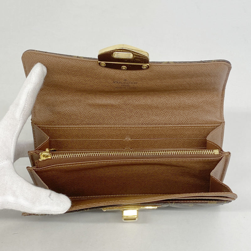 【6hc1916-k】ルイヴィトン 長財布 モノグラム・エトワール ポルトフォイユサラ M66556 ブラウン【中古】レディース