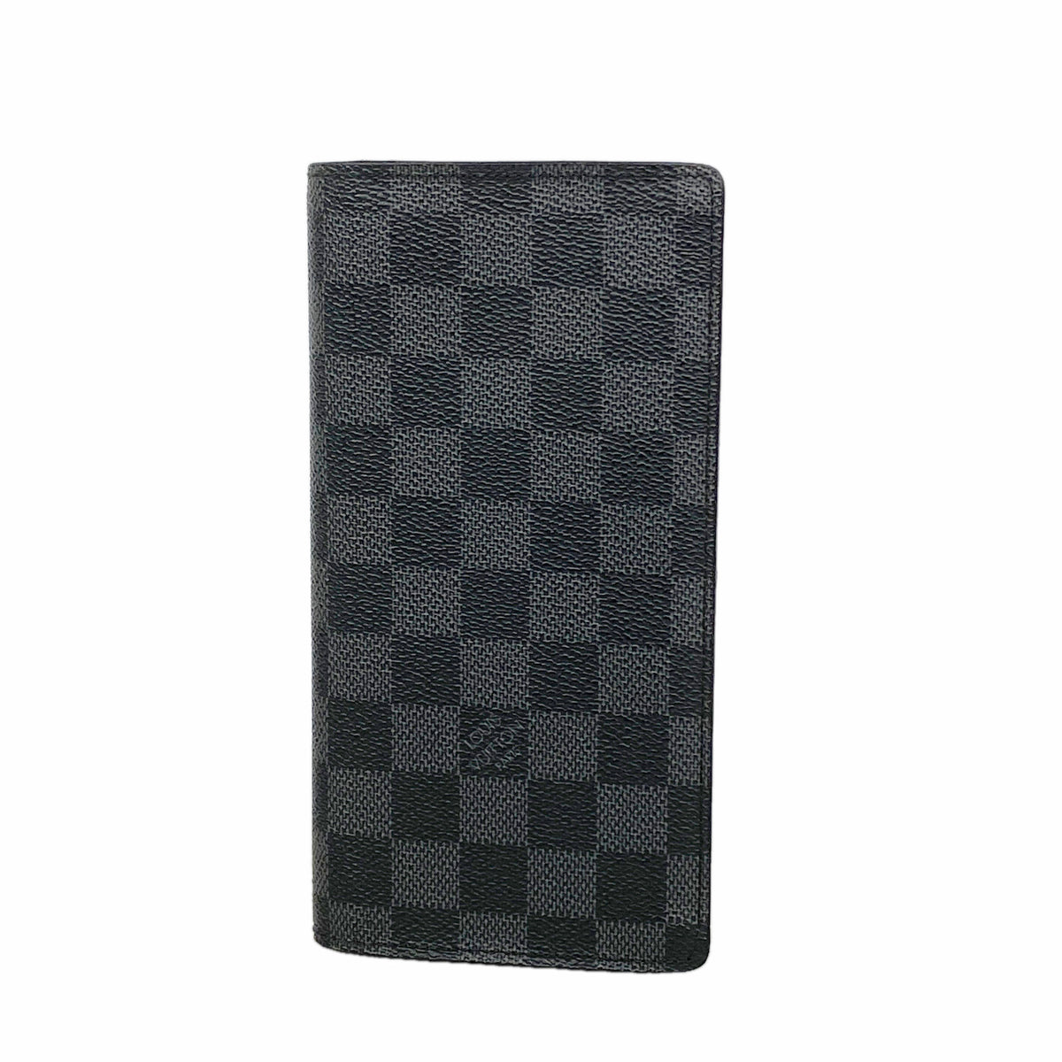 【6hc1917-k】ルイヴィトン 長財布 ダミエ・グラフィット ポルトフォイユブラザ N62665 ブラック グレー 旧型【中古】メンズ