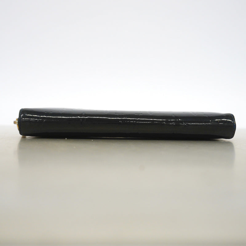【6hc1925-k】ルイヴィトン 長財布 ヴェルニ ジッピーウォレット M90047 グランブルー【中古】メンズ レディース ユニセックス