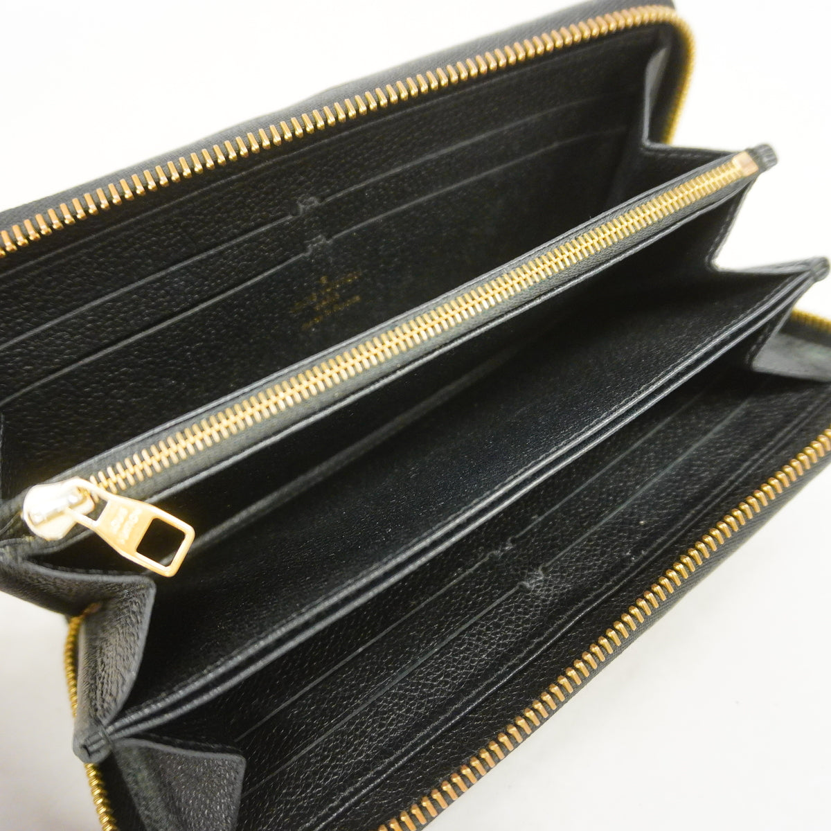 【6hc1927-k】ルイヴィトン 長財布 モノグラム・アンプラント ジッピーウォレット M60571 ノワール【中古】メンズ レディース ユニセックス