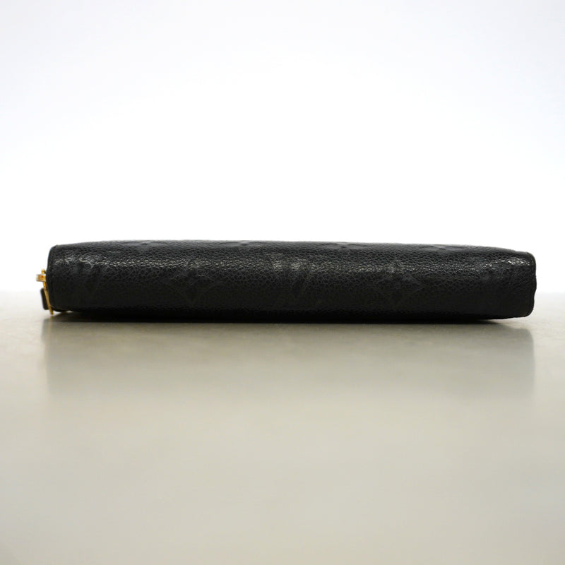 【6hc1927-k】ルイヴィトン 長財布 モノグラム・アンプラント ジッピーウォレット M60571 ノワール【中古】メンズ レディース ユニセックス
