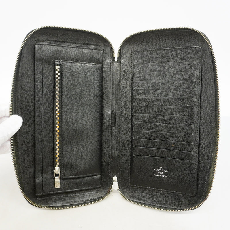 【6hc1928-k】ルイヴィトン 長財布 タイガ オーガナイザーアトール M30652 アルドワーズ【中古】メンズ