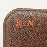 【6hc1937-k】ルイヴィトン 長財布 ダミエ ポルトフォイユローズベリー N63017 エベヌ【中古】レディース