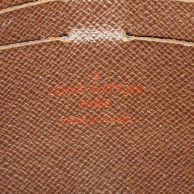 【6hc1937-k】ルイヴィトン 長財布 ダミエ ポルトフォイユローズベリー N63017 エベヌ【中古】レディース