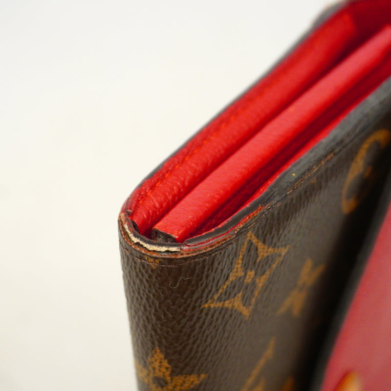 【6hc1939-k】ルイヴィトン 長財布 モノグラム ポルトフォイユパラス M58414 スリーズ【中古】レディース