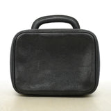 【6hc1945-k】シャネル バニティバッグ キャビアスキン ブラック ゴールド金具【中古】レディース