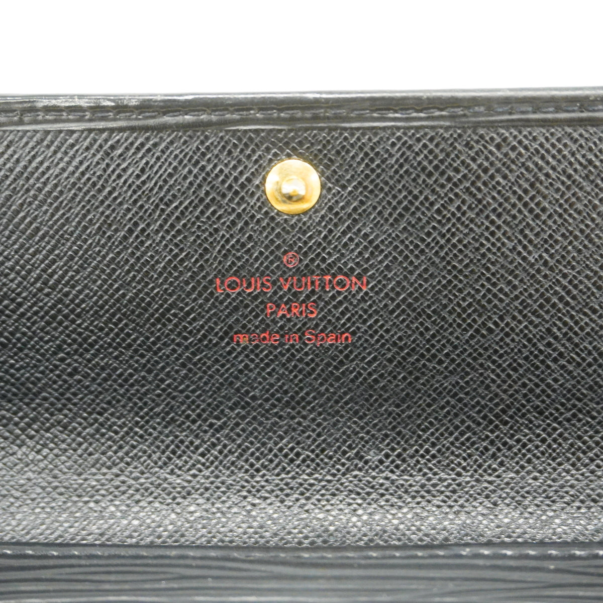 【6hc1968-k】ルイヴィトン 長財布 エピ ポルトモネクレディ M63592 ノワール【中古】レディース