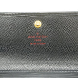 【6hc1968-k】ルイヴィトン 長財布 エピ ポルトモネクレディ M63592 ノワール【中古】レディース