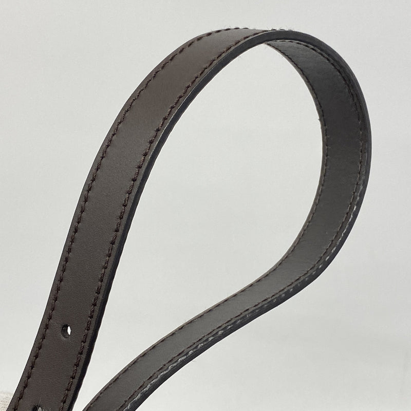 【6hc1983-k】グッチ トートバッグ GGスプリーム 410748 PVC ブラウン シルバー金具 2wayバッグ【中古】レディース