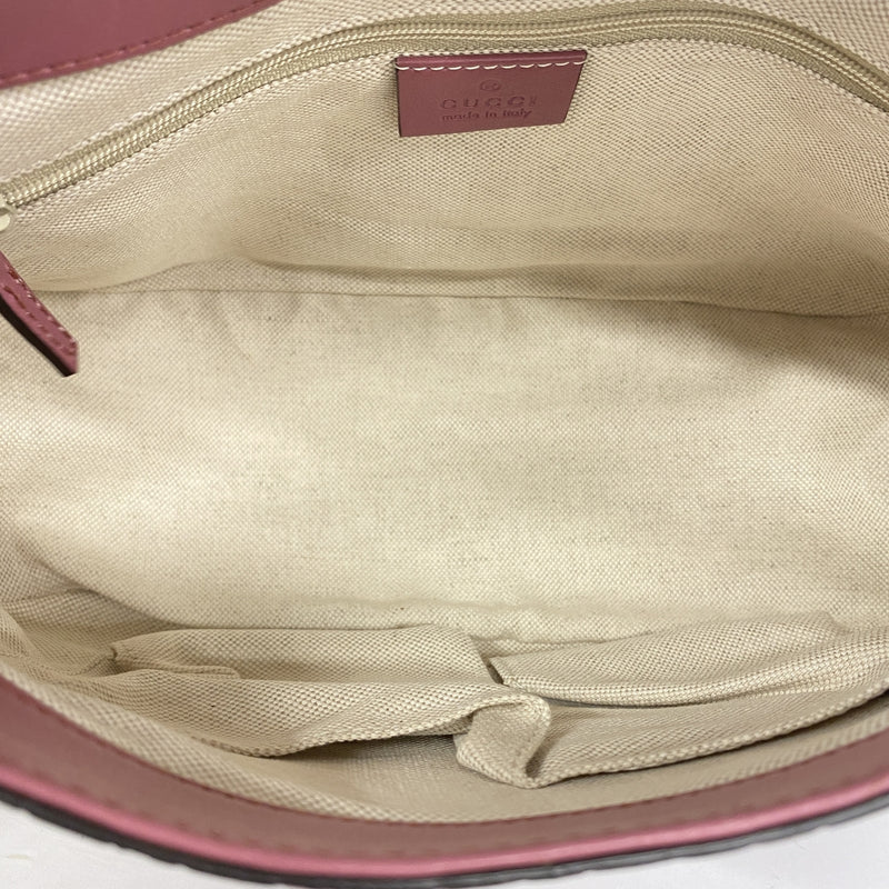 【6hc1985-k】グッチ ショルダーバッグ マイクログッチシマ 308452 レザー ピンク シャンパンゴールド金具【中古】レディース