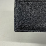 【6hc1986-k】グッチ 財布 GGキャンバス 112664 キャンバス ブラック シルバー金具【中古】レディース