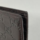 【6hc1988-k】グッチ 札入れ グッチシマ インターロッキングG 181674 レザー ブラウン シャンパンゴールド金具【中古】メンズ