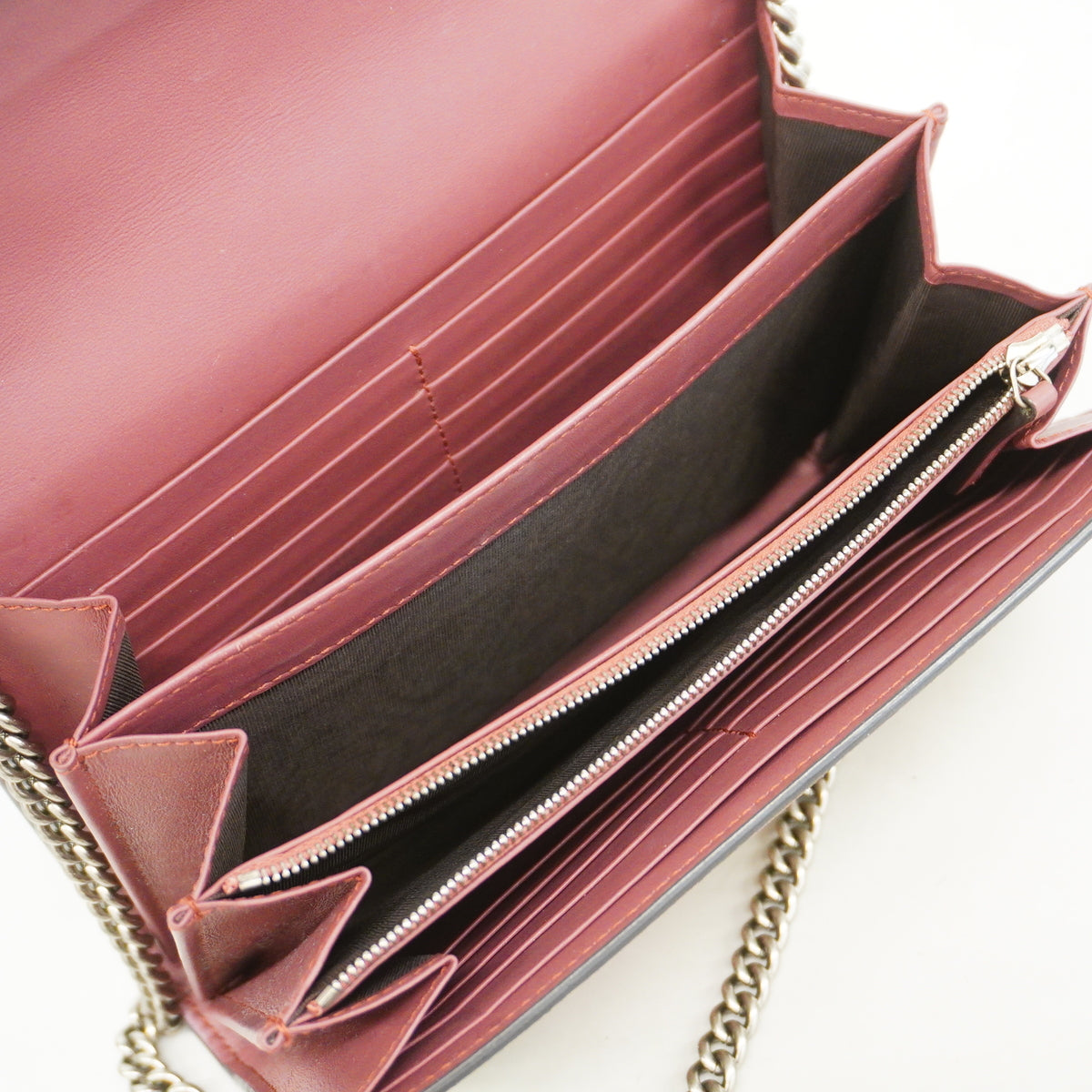 【6hc1993-k】グッチ ショルダーバッグ GGブルームス デュオニュソス 401231 PVC ベージュ マルチカラー シルバー金具【中古】レディース
