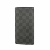 【6hc1999-k】ルイヴィトン 長財布 ダミエ・グラフィット ポルトフォイユブラザ N62665 ブラック【中古】メンズ