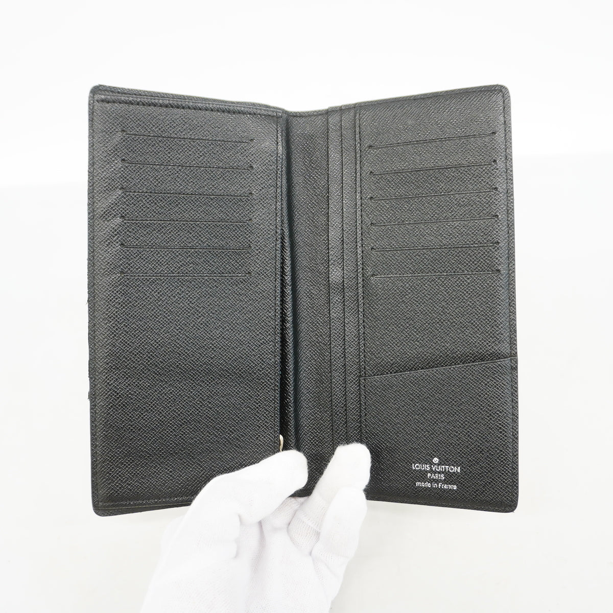 【6hc1999-k】ルイヴィトン 長財布 ダミエ・グラフィット ポルトフォイユブラザ N62665 ブラック【中古】メンズ