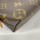 【6hc2012】ルイヴィトン ポーチ モノグラム ポシェットコスメティックPM M47515 ブラウン【中古】レディース
