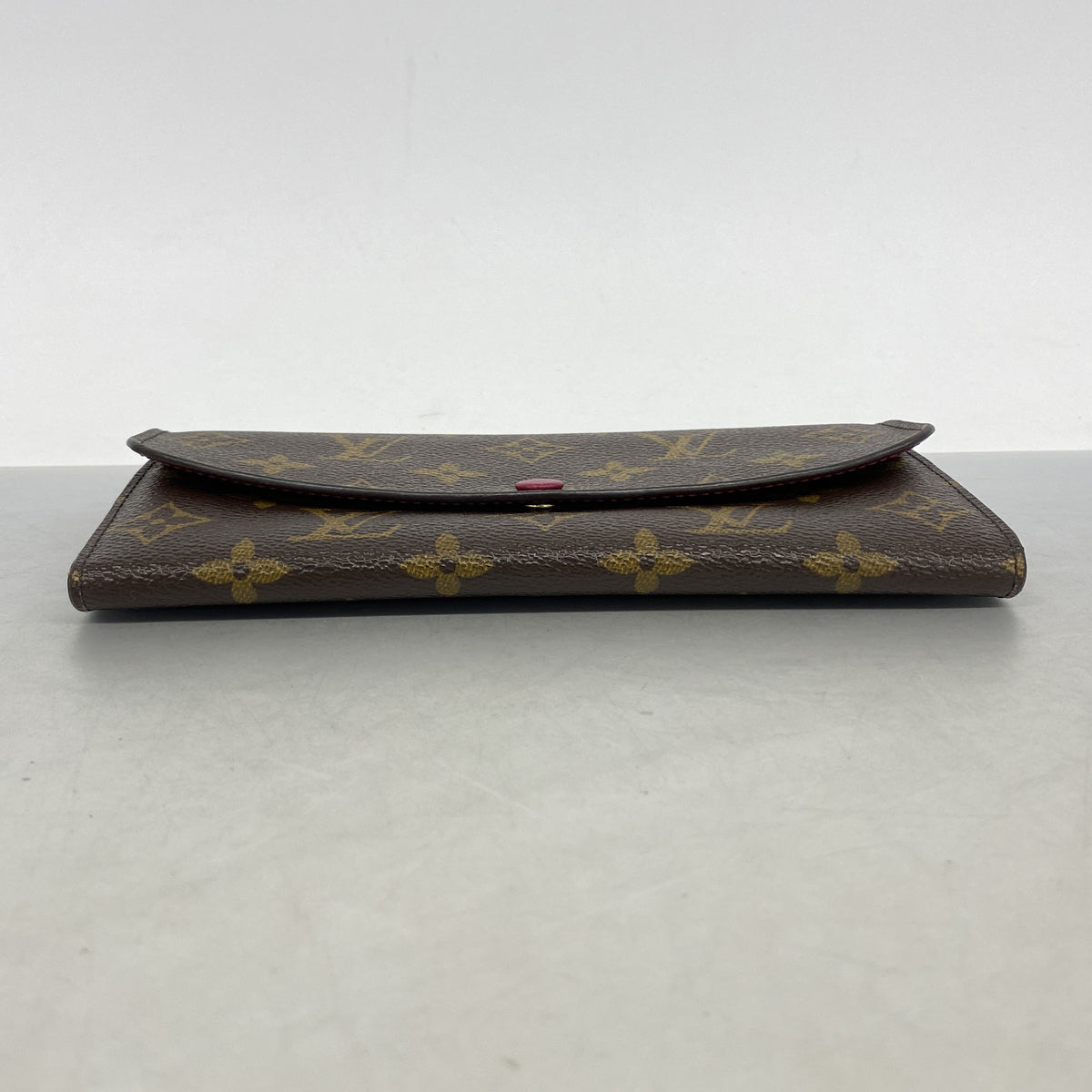 【6hc2013】ルイヴィトン 長財布 モノグラム ポルトフォイユエミリー M60697 フューシャ【中古】レディース