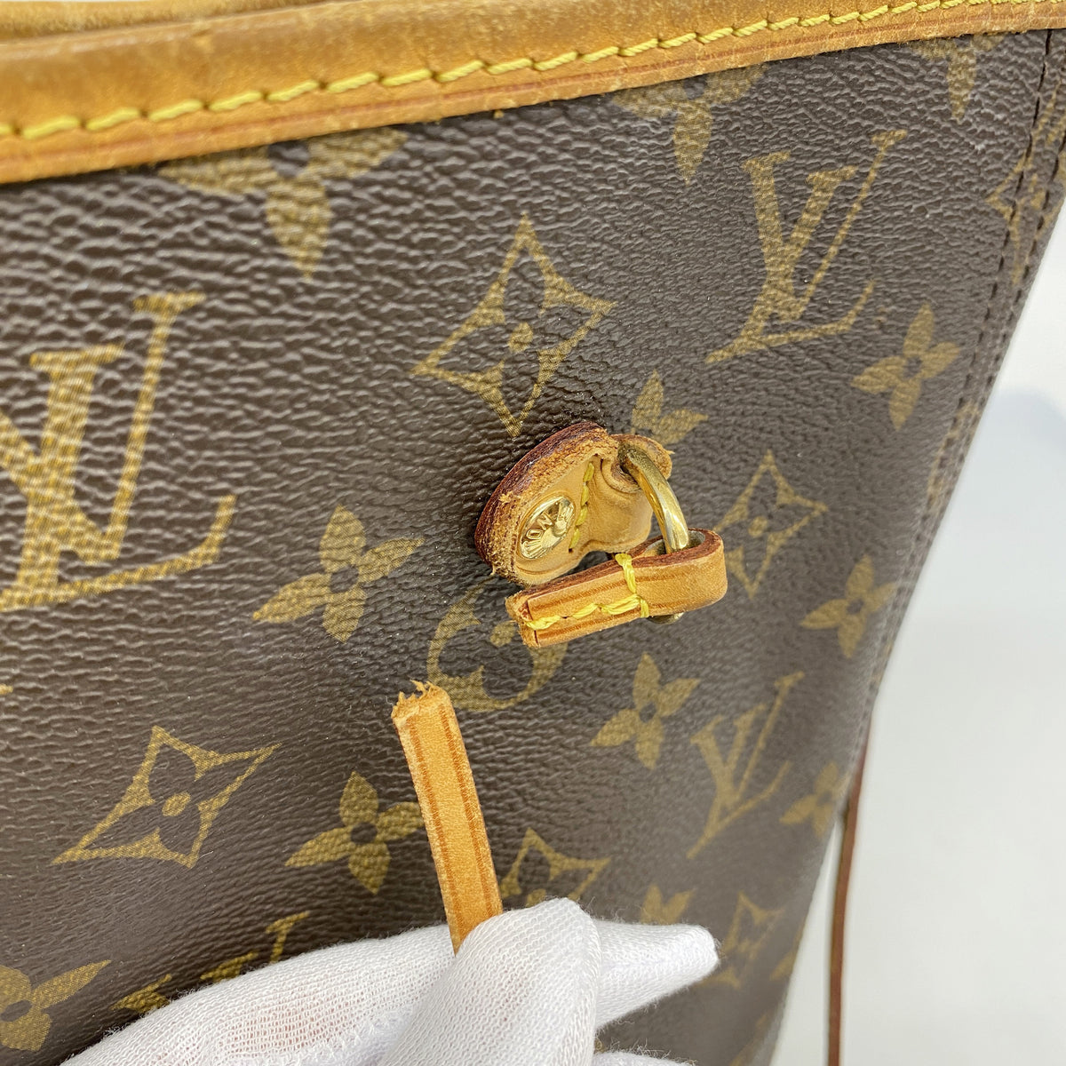 【6hc2015】ルイヴィトン トートバッグ モノグラム ネヴァーフルMM M40156 ブラウン【中古】レディース