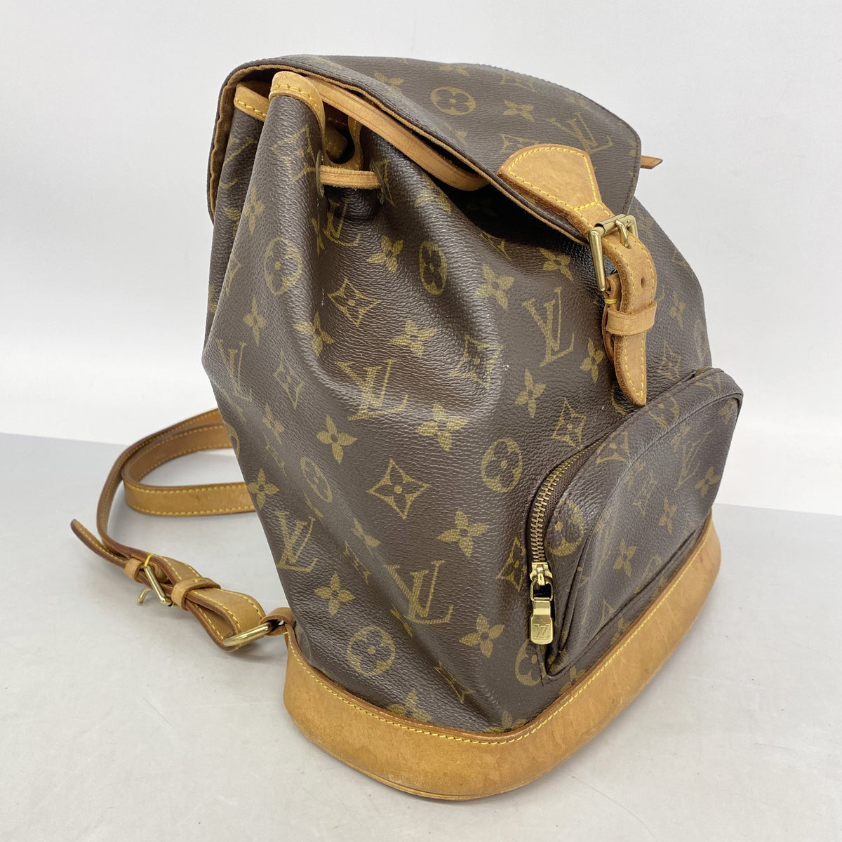 【6hc2018】ルイヴィトン リュック・デイパック モノグラム モンスリMM M51136 ブラウン【中古】レディース