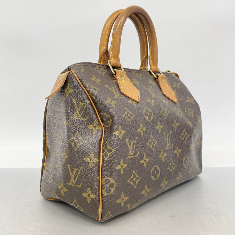 【6hc2021】ルイヴィトン ハンドバッグ モノグラム スピーディ25 M41109 ブラウン【中古】レディース