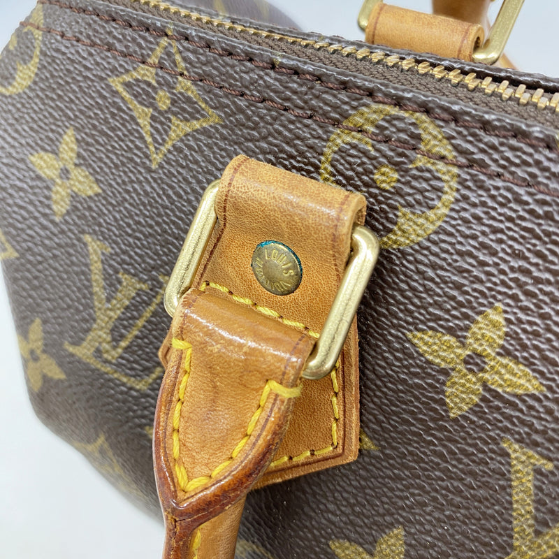 【6hc2021】ルイヴィトン ハンドバッグ モノグラム スピーディ25 M41109 ブラウン【中古】レディース