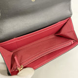 【6hc2030-k】シャネル 財布 シャネル19 ラムスキン ブラック ゴールド金具【中古】レディース