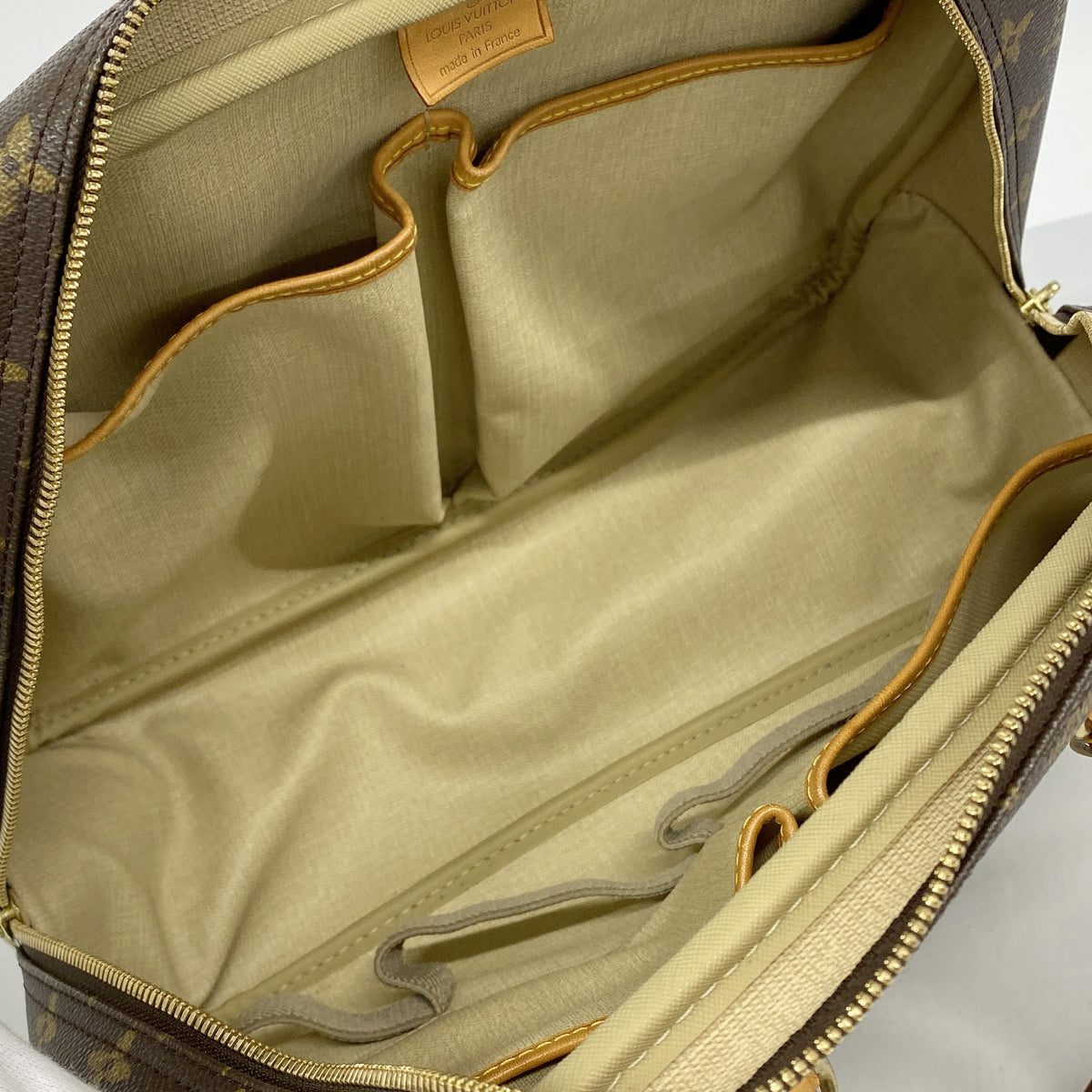 【6hc2066】ルイヴィトン ハンドバッグ モノグラム ドーヴィル M47270 ブラウン【中古】レディース